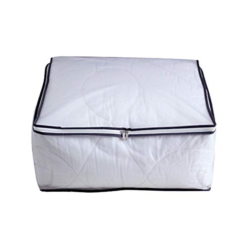 huihuijia Aufbewahrungstasche Kleideraufbewahrung Unterbett Lagerung Lagerung Taschen Kleidung Große Lagerung Tasche Unter Bett Bettwäsche Lagerung White,60X50X28 von huihuijia
