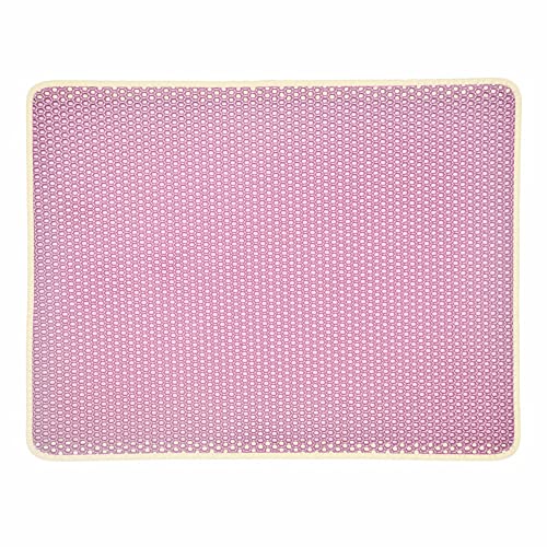 huihuijia Katzenmatte Katzenklo Katze Katzentoilette Matte Katzenstreumatte waschbar Katzenstreufänger Mat Katzenstreumatte groß Katzentoilettenmatten 40X50,pink huihuijia Katzenmatte Katzenklo Katze Katzentoilette Matte Katzenstreumatte waschbar Katzenstreufänger Mat Katzenstreumatte groß Katzentoilettenmatten 40X50,pink von huihuijia