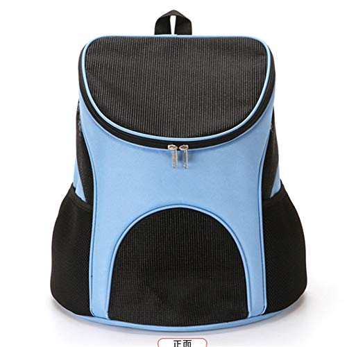 huihuijia Katzenrucksack Hunderucksack Tragbarer Haustierträger Verstellbarer Hunderucksack Hundereisetasche Welpenträger Hundeträgertaschen für kleine Hunde Blue von huihuijia