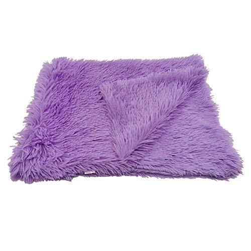 huihuijia Kuscheldecke Hund Katzendecke Welpendecken Flauschige Katze Mat Warme Hundedecke Weiche Decke Hundebett klein Dicke Haustierdecke Purple,Medium von huihuijia