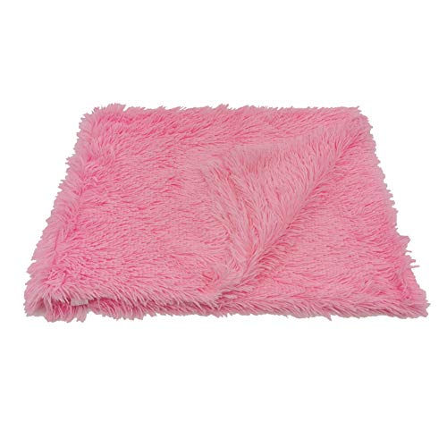 huihuijia Kuscheldecke Hund Katzendecke Welpendecken Flauschige Katze Mat Warme Hundedecke Weiche Decke Hundebett klein Dicke Haustierdecke pink,Large von huihuijia