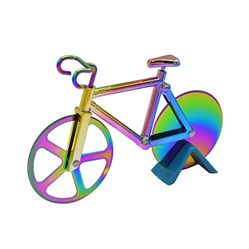 huihuijia Pizzaschneider Fahrrad Pizza Axe Fahrrad förmige Pizza Cutter Fahrrad Pizza Cutter Pizzaschneider Fahrrad Pizza Rad Rad Pizza Cutter Color von huihuijia