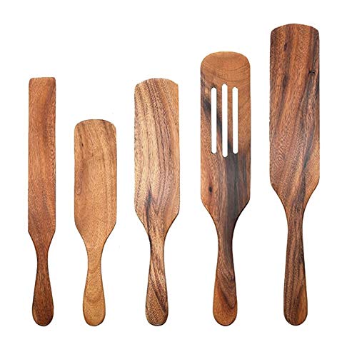 huihuijia Salatbesteck Olivenholz Holz Kochutensilien Holzspachtel Küche Geschenke Küche Utensilien Holz Oliven Holz Utensilien Holz Kochen Utensilien Five Piece Set von huihuijia