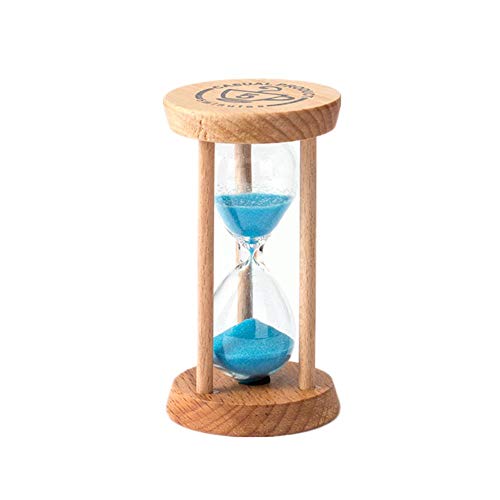 huihuijia Sanduhren Zeitschaltuhr für Kinder Zahnbürstentimer für Kinder Sanduhren für Kinder Eieruhr zum Kochen von Eiern 5 Minuten Sanduhr Blau 5M von huihuijia