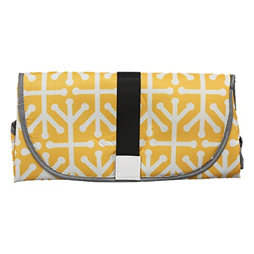 huihuijia Waschbare Wickelunterlage Wickelunterlage Baby Baby Ändern Matte Reise Wickelauflage Baby Ändern Matte Ändern Matte Baby Tragbare Ändern Matte Yellow von huihuijia
