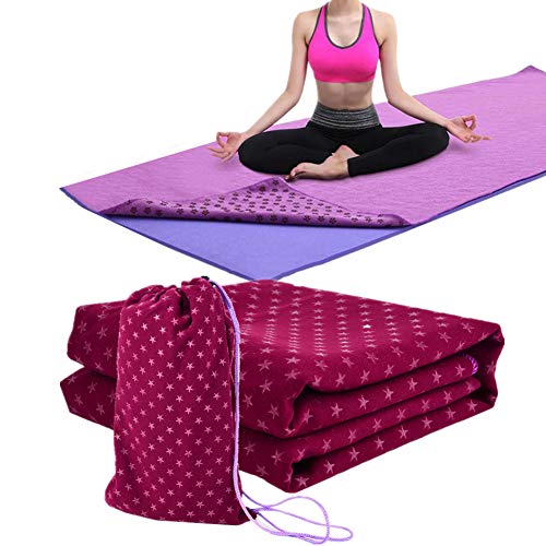 huihuijia Yoga-Handtuch, Yoga-Matte, Handtuch, rutschfest, Yoga-Handtuch, Yoga-Handtücher, Matte, Handtuch für Yoga-Matte, Yoga-Handtücher für Hot Yoga von huihuijia