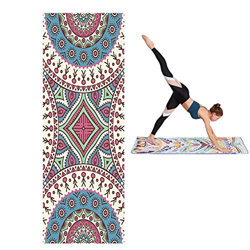 huihuijia Yoga Handtuch Yoga Handtuch Rutschfeste Übungsmatte Handtuch Rutschfest Yoga Handtuch Matte Handtuch für Übung Yoga Handtücher für Hot Yoga Matte Handtuch Yoga Handtücher 1,1 von huihuijia