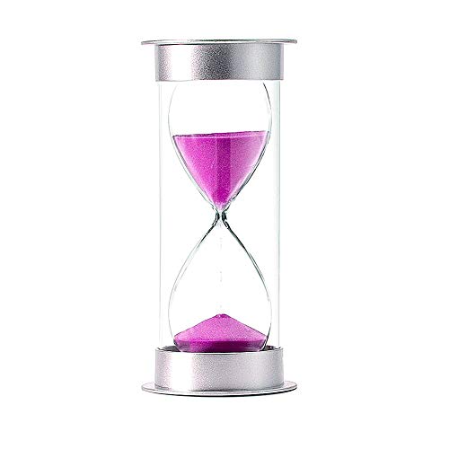 huihuijia Zahnputzuhr Sanduhr 15 Minuten Timer Für Kinder Ei Timer Für Kochendem Eier Sand Timer Für Kinder 5 Minute Sand Timer Sanduhr Pink,25 Minutes von huihuijia