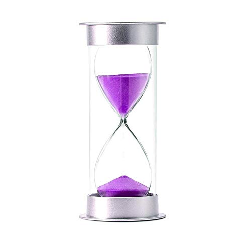 huihuijia Zahnputzuhr Sanduhr 15 Minuten Timer Für Kinder Ei Timer Für Kochendem Eier Sand Timer Für Kinder 5 Minute Sand Timer Sanduhr Purple,25 Minutes von huihuijia