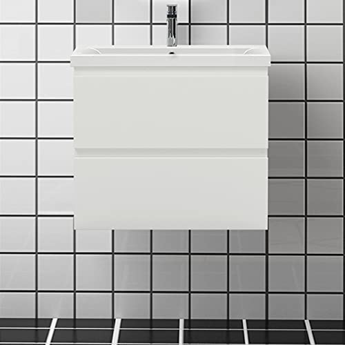 huiyang Badmöbel-Set,Waschbecken mit Unterschrank,Waschtischunterschrank,79cm Weiß von huiyang
