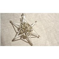 Antikes Gablonz Ornament.. Stern.. .aus Den 50 Er Jahren.seltenes Sammlerstück.wunderschönes Brocante, Vintage.aus Glas Und Metall. Rar Antikes Gablonz Ornament.. Stern.. .aus Den 50 Er Jahren.seltenes Sammlerstück.wunderschönes Brocante, Vintage.aus Glas Und Metall. Rar von huldazart