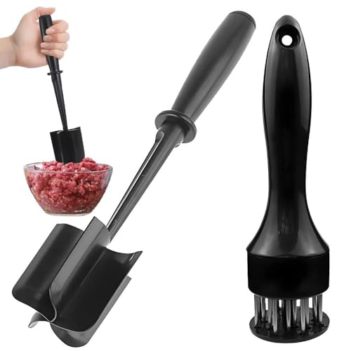 2PCS Hackfleisch Zerkleinerer, Fleischzartmacher Zarte Fleischnadeln, Hackfleischnadeln, Fleischhämmer. Geeignet für Rindfleisch, Gemüse, Obst und Alle Arten von Fleisch. Küchenbedarf. 2PCS Hackfleisch Zerkleinerer, Fleischzartmacher Zarte Fleischnadeln, Hackfleischnadeln, Fleischhämmer. Geeignet für Rindfleisch, Gemüse, Obst und Alle Arten von Fleisch. Küchenbedarf. von huoanpo