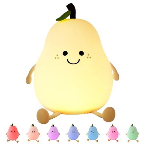 hurifeng Silikon Nachtlicht für Kinder & Baby - helle LED; USB Aufladung - Kinder Nachtlicht mit beruhigendem Farbwechsel - Nachtlampe von hurifeng