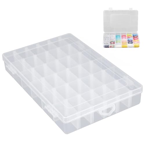 hurifeng Sortierbox - Praktischer Kleinteile Organizer mit 36 variablen Fächern für Bügelperlen; Aufbewahrungsbox für Schmuck;Schrauben und Mini-Accessoires hurifeng Sortierbox - Praktischer Kleinteile Organizer mit 36 variablen Fächern für Bügelperlen; Aufbewahrungsbox für Schmuck;Schrauben und Mini-Accessoires von hurifeng