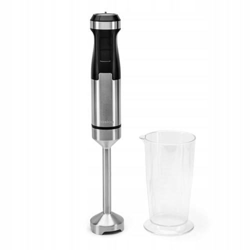 Huslog Stabmixer, Hand Blender, 1000W, Turbo, Multifunktional, 600ml Messbecher von huslog