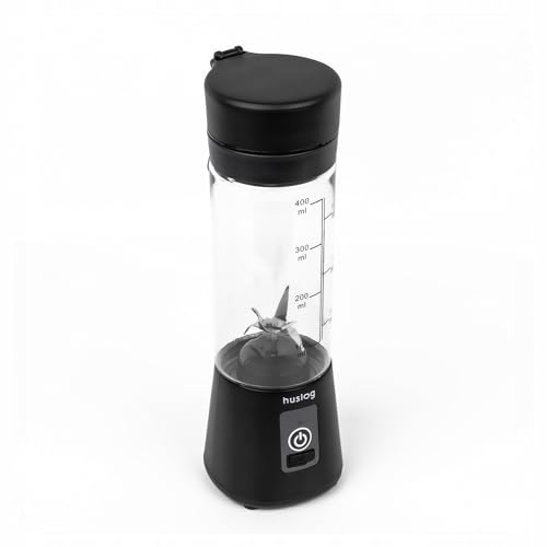 Huslog Standmixer Tragbar Kabelloser Mixer To Go 180W, Usb, Schwarz von huslog