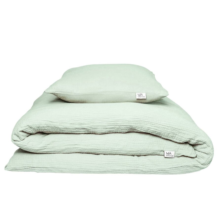 hutch & PUTCH Bettwäsche 135x200cm "Musselin" besonders weich aquamarine hutch & PUTCH Bettwäsche 135x200cm "Musselin" besonders weich aquamarine von hutch & PUTCH