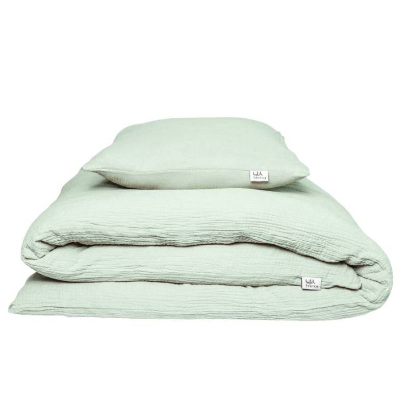 hutch & PUTCH Bettwäsche 135x200cm "Musselin" besonders weich aquamarine hutch & PUTCH Bettwäsche 135x200cm "Musselin" besonders weich aquamarine von hutch & PUTCH