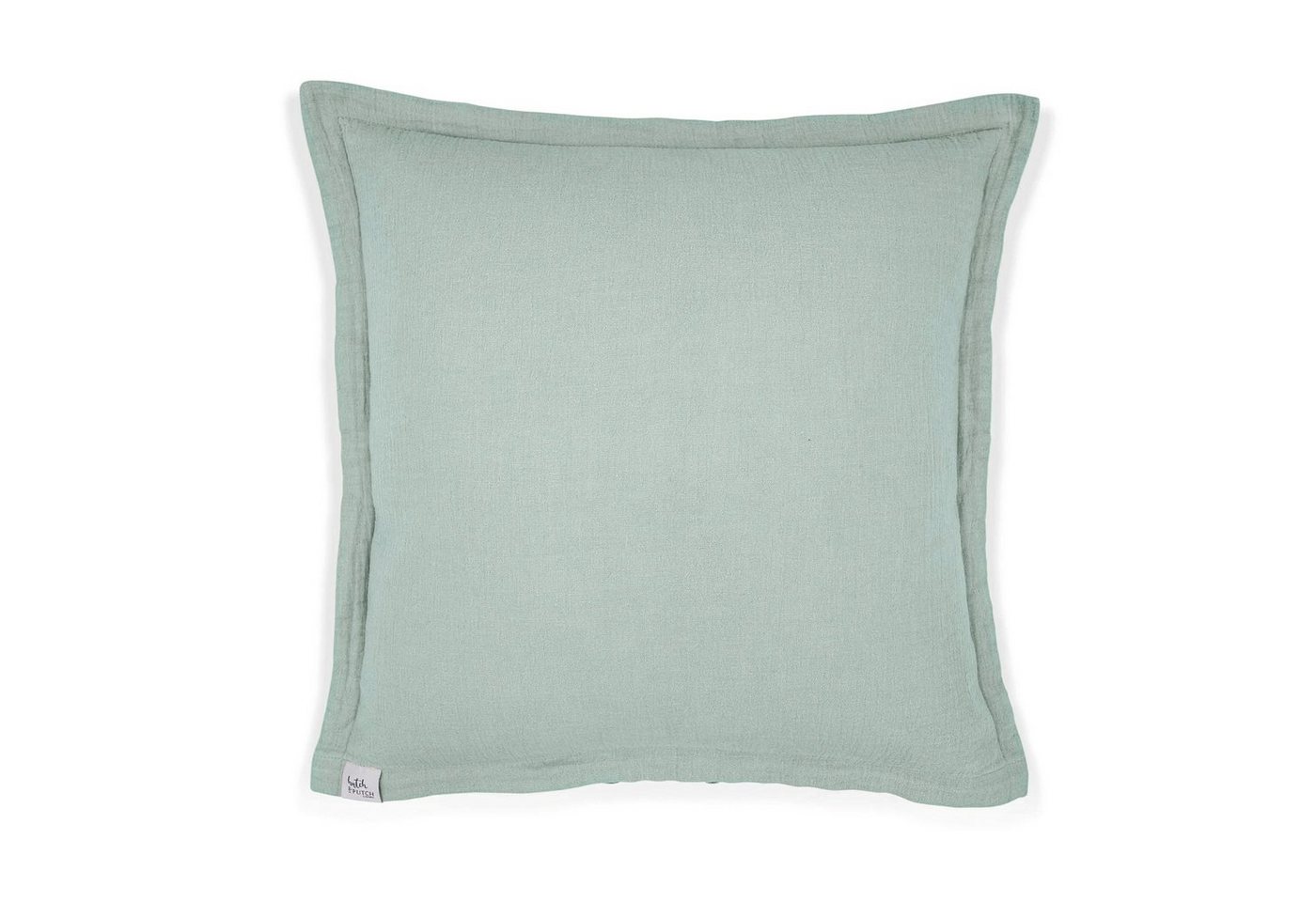 hutch&putch Kissenbezug Musselin-Sofakissen "Adela" • Aquamarine von hutch&putch