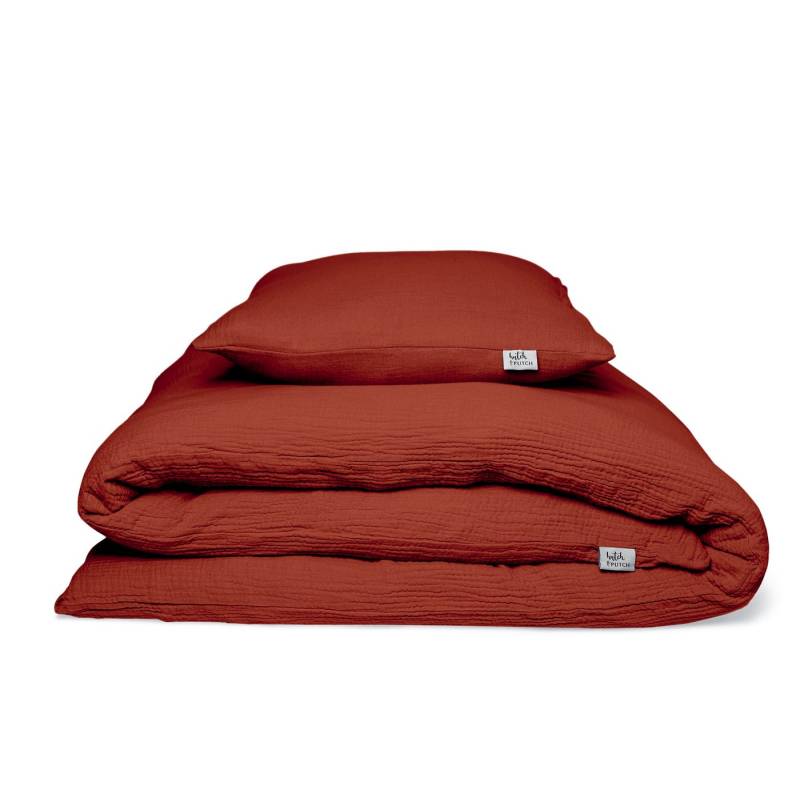 hutch&putch Bettwäsche Musselin Bettwäsche Set - 100% Bio-Baumwolle - Handmade in Germany, Baumwolle, wärmend - kuschelweich - atmungsaktiv - hochwertiger Reißverschluss hutch&putch Bettwäsche Musselin Bettwäsche Set - 100% Bio-Baumwolle - Handmade in Germany, Baumwolle, wärmend - kuschelweich - atmungsaktiv - hochwertiger Reißverschluss von hutch&putch