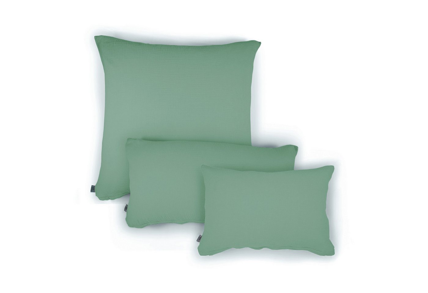 hutch&putch Kissenbezug Musselin Kopfkissenbezug - Kissenhülle - 100% Bio-Baumwolle, (1 Stück), Kuschelweich - Atmungsaktiv - mit hochwertigem Reißverschluss von hutch&putch