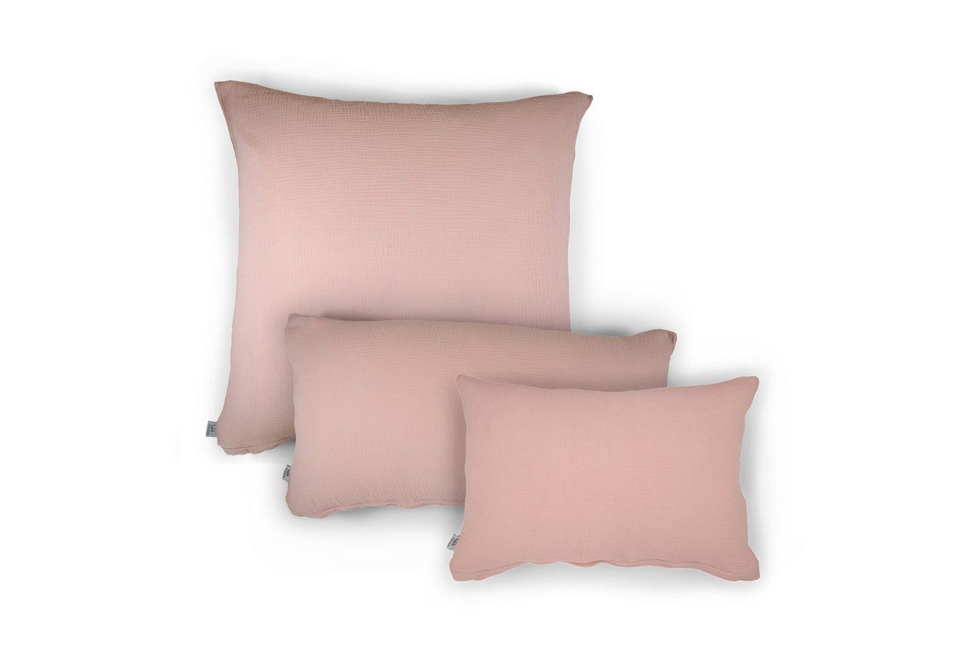 hutch&putch Kissenbezug Musselin Kopfkissenbezug - Kissenhülle - 100% Bio-Baumwolle, (1 Stück), Kuschelweich - Atmungsaktiv - mit hochwertigem Reißverschluss von hutch&putch