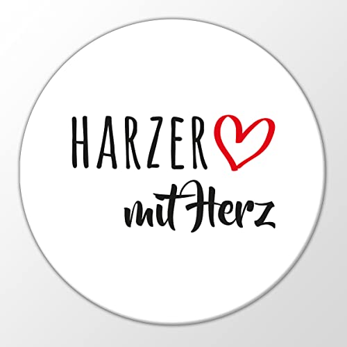 Huuraa Magnet Harzer mit Herz Kühlschrankmagnet 59mm mit Motiv für die tollsten Menschen Geschenk Idee für Freunde und Familie von huuraa