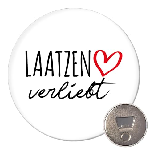 Huuraa Magnet Laatzen verliebt Geschenk Kühlschrankmagnet 59mm Flaschenöffner Laatzen Geschenkidee von huuraa