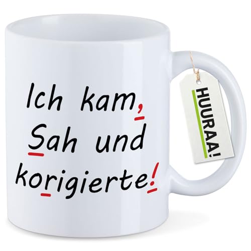 Huuraa Tasse Kam Sah und korigierte Korrektur Geschenk 330ml Weiß Kam Sah und korigierte Präsent von Huuraa