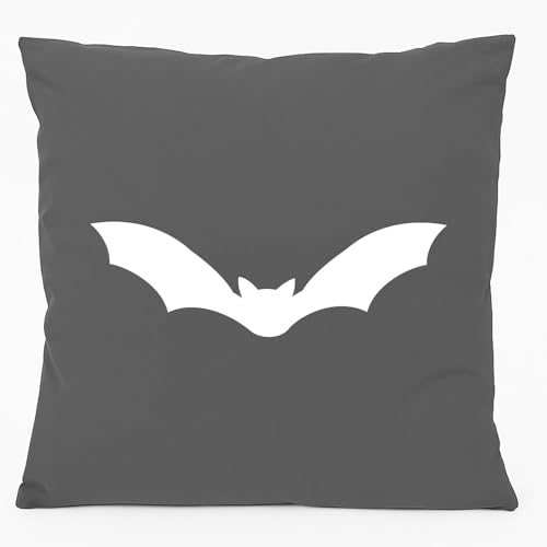 Huuraa Sofakissen Fledermaus Silhouette Geschenk 40x40cm mit Füllung Steel Grey Baumwolle Fledermaus Mitbringsel Huuraa Sofakissen Fledermaus Silhouette Geschenk 40x40cm mit Füllung Steel Grey Baumwolle Fledermaus Mitbringsel von Huuraa