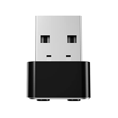 huwvqci Verbesserte winzige USB-Maus mit 2-Tasten-Simulator, hält Computer/Laptop wach leichte Maus USB-Maus von huwvqci
