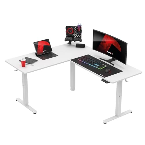huzaro Hero 9.5 | Elektrisch höhenverstellbarer Eckschreibtisch | 160×140 cm | LED-Panel mit Speicherfunktion | USB & Typ-C | 2 Motoren | bis 70 kg huzaro Hero 9.5 | Elektrisch höhenverstellbarer Eckschreibtisch | 160×140 cm | LED-Panel mit Speicherfunktion | USB & Typ-C | 2 Motoren | bis 70 kg von huzaro