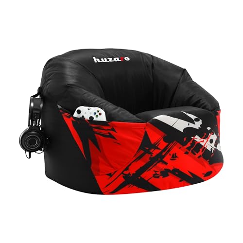 huzaro Winner 4.0 | Gaming Sitzsack Lounge Sessel | Ergonomischer Sitzsack für Gamer | Wasserdicht & Schmutzabweisend | Mit Taschen & Kopfhörerhalter | Für Wohnzimmer & Gaming-Zimmer von huzaro