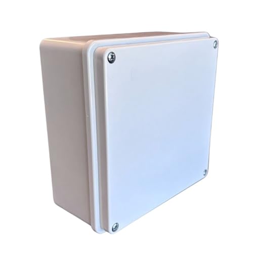 Anschlussdose Abzweigdose Wasserdichtes Abzweigkasten Elektrisches Anschlusskästen | Kunststoff Fall Verdrahtungs Verteilerkasten Aufputz (15 x 15 x 7 cm) von huzur elektrik