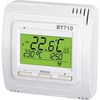 hvh Funkthermostat, weiß, BxHxL: 8,2 x 2,5 x 8,2 cm, für Infrarotheizung HVH - weiss | silberfarben von hvh