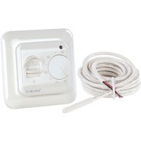 hvh Raumthermostat, weiß, BxHxL: 8 x 5 x 8 cm, für Infrarotheizung HVH - weiss | silberfarben von hvh