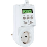 hvh Steckdosenthermostat, weiß, BxHxL: 6 x 9 x 14 cm, für Infrarotheizung HVH - weiss | silberfarben von hvh