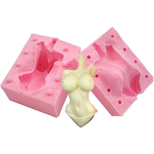 hvmabeck Fondant Puppe Körper Form Silikon Brust Formen Weibliche Modell Männliche Modell Formen Silikon Kuchen 3D Weiche Keramik Ton Schokolade Backformen Werkzeug von hvmabeck