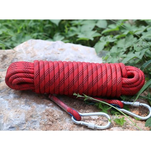 16mm Statisches Kletterseil Für Draußen 49ft 82ft 115ft 148ft 295ft 591ft Hochfestes Geflochtenes Polyesterseil Zum Baumklettern Baumpfleger Canyoneering Rettungsarbeiten von hxoity