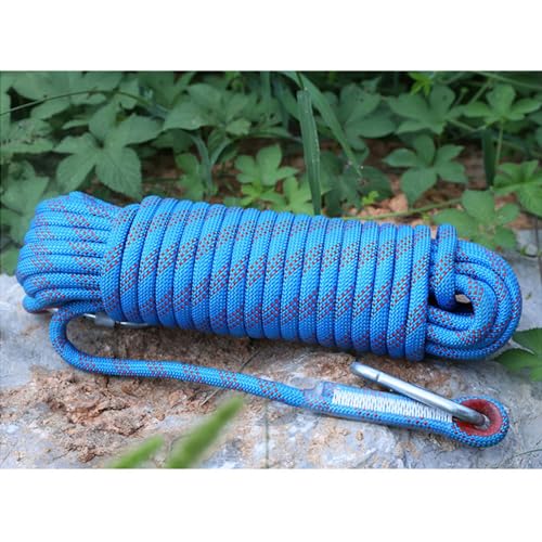 16mm Statisches Kletterseil Für Draußen 49ft 82ft 115ft 148ft 295ft 591ft Hochfestes Geflochtenes Polyesterseil Zum Baumklettern Baumpfleger Canyoneering Rettungsarbeiten von hxoity