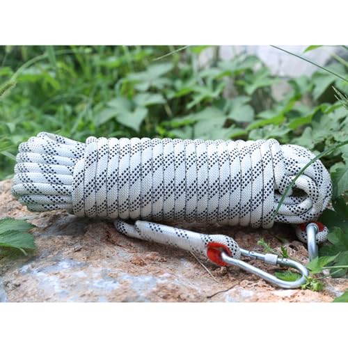 16mm Statisches Kletterseil Für Draußen 49ft 82ft 115ft 148ft 295ft 591ft Hochfestes Geflochtenes Polyesterseil Zum Baumklettern Baumpfleger Canyoneering Rettungsarbeiten von hxoity