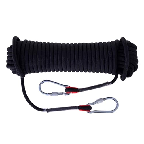 18mm Statisches Kletterseil 32ft 66ft 131ft 262ft 525ft Sicherheitsseile Für Den Außenbereich Mit Karabiner Baumpfleger Baumklettern Rettung Grappling Lifeline Magnet Angelseil von hxoity