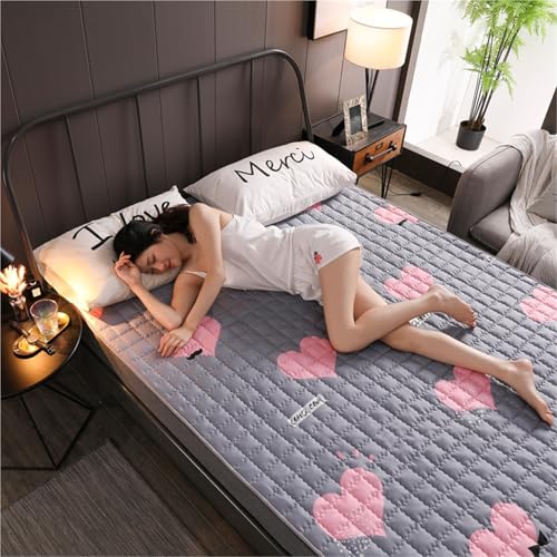 Faltbare Roll-Up-Matratze Für Studentenwohnheime Dünne Tatami-Schlafmatte Weiche, Rutschfeste Japanische Futon-Matratze Liege-Couch-Bodenbettunterlage Ausrollbares Gästebett-Kinderschlafunterlage von hxoity