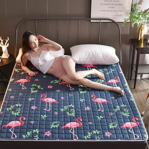 Faltbare Roll-Up-Matratze Für Studentenwohnheime Dünne Tatami-Schlafmatte Weiche, Rutschfeste Japanische Futon-Matratze Liege-Couch-Bodenbettunterlage Ausrollbares Gästebett-Kinderschlafunterlage von hxoity
