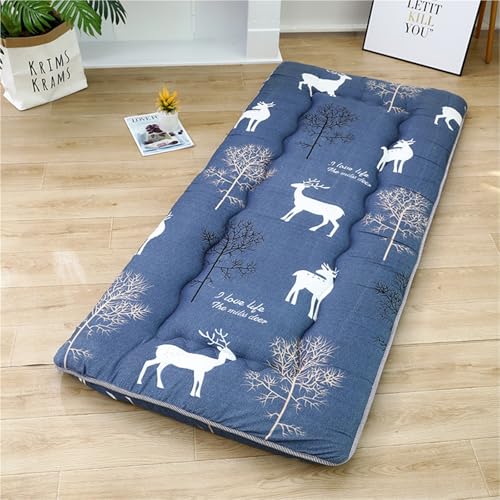 Kinder Im Schlafpad Kronenmatratze 3 cm Verdicken Tatami Schlafmatte Japanische Futon -Matratze Gästebett Ausrollen Bodenliege Couch Bett von hxoity