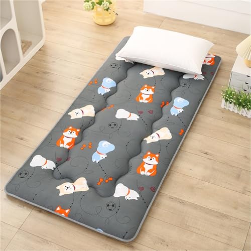 Kinder Im Schlafpad Kronenmatratze 3 cm Verdicken Tatami Schlafmatte Japanische Futon -Matratze Gästebett Ausrollen Bodenliege Couch Bett von hxoity