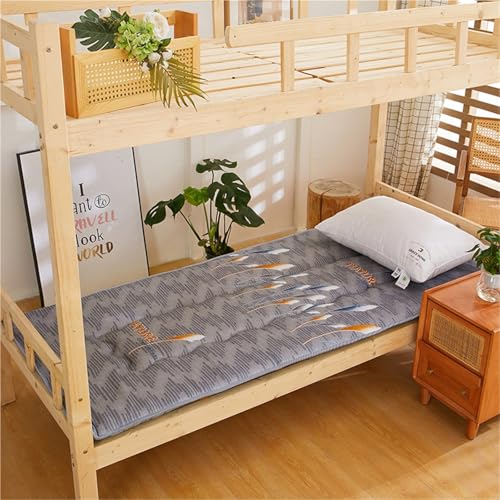 Schlafsaal Single Tatami Matratze 4 cm Verdicken Tatami Schlafmatte Japanische Futon -Matratze Gästebett Ausrollen Faltbarer Roll -Up -Studentenwohnheimmatte Kinder Im Schlafpad von hxoity