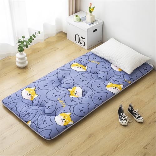 Tatami-Matratze Japanische Futon-Matratze Zum Schlafen 5 cm Dick Aufrollbare Matte Schlafunterlage Für Kinder rutschfest Tatami-Bodenmatte Faltbare Aufrollbare Schlafunterlage Für Studentenwohnheime von hxoity