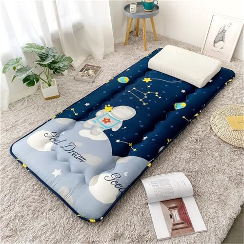 Tatami Schlafmatte 4 cm Verdicken Japanische Futon -Matratze Gästebett Ausrollen Kinder Im Schlafpad Bodenliege Couch Bettmatte Futon Floor Pad Studentenwohnheimmatratze von hxoity