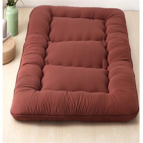 hxoity 10 cm Dick Tatami-Schlafmatratze Faltbare Rollmatte Japanische Futon-Matratze Weich Und Bequem Tragbar Faltbare Bodenmatratze Für Schlafsäle von hxoity